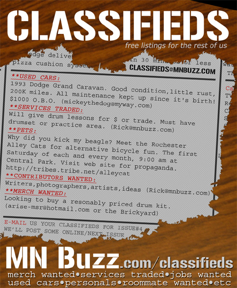 classifieds for the rest of us