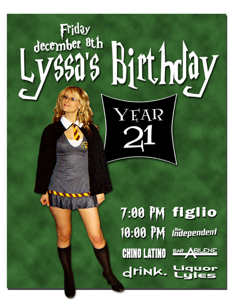 Lyssas 21st birthday